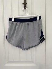 Pantaloncini sportivi Under Armour Heat Gear larghi taglia small grigio e navy Fitwear (Fitness Abbigliamento) price