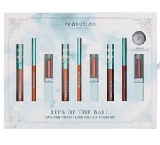 Profusion Cosmetics LIPS OF THE BALL Lip Liner, set rossetto opaco e lucidalabbra Lipsticks & Lip Glosses price