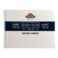 Lifetime Basketball Scorebook 11" X 9" rilegato a spirale, 30 giochi con istruzioni Basketball Prodotti price
