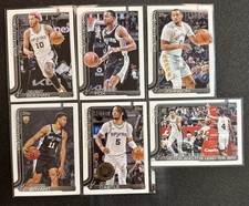 (6) - Lotto squadra Topps San Antonio Spurs 2025-26 Sochan, Castle, Fox, Wemby, altro Basketball Prodotti price