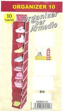 ORGANIZER PER ARMADIO SALVASPAZIO CAMICE MAGLIE TESSUTO 10 TASCHE 120x30x15 Organizer per armadio price