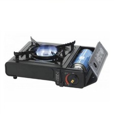FORNELLO INOX DA CAMPEGGIO A GAS + BOMBOLETTE CUCINA PORTATILE + VALIGGETTA Campeggio Cucina price