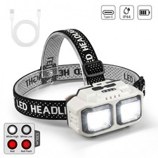 Torcia frontale LED super luminosa ricaricabile 9900000LM torcia frontale Headlamp price
