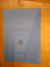 ANNA MASALA- LA LETTERATURA TURCA MODERNA E CONTEMPORANEA- ROMA 1974 Modern Turca Storia price