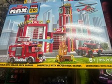 ZURU MAX Adventure Fire Rescue 916 pezzi set blocchi costruzione stazione dei pompieri Adventure price