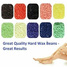 100g FAGIOLI DI CERA DURA CALDA perline ceretta depilazione. Pellicola depilatoria Wax price
