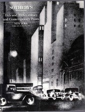 SOTHEBY'S 19th AND 20th CENTURY AND CONTEMPORARY PRINTS NEW YORK FEBRUARY 1991 19th Century Filosofia price