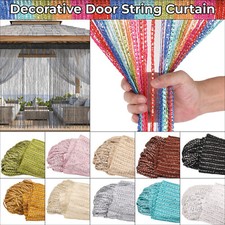 Tenda a Stringa Pannelli Porta Zanzariera Divisorio Camera Rete Appesa Tende Glitter String Tenda price