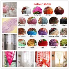 Tende decorative nappa cuore corde patio frange porta mosca schermo divisore finestre String Tenda price