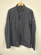 Barbour International Giacca Nylon Nero Crinkle Cappuccio Imballabile Uomo Taglia M Giacca uomo price