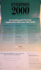 Brochure Software Di Contabilità Enterprise2000 Del 1990 Per Venditori Software di contabilità price