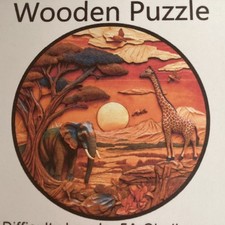 Puzzle safari in legno dimensioni grandi Jigsaw price