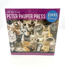 Puzzle Peter Pauper Press All The Cats 1000 pz NUOVO sigillato regalo amanti gatti Jigsaw price