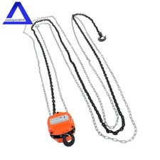 Paranco a catena manuale 1 tonnellata / 2200 libbre capacità 20 piedi G80 paranco blocco catena acciaio Chain Hoist price