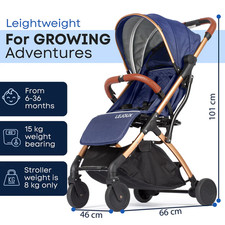 Lejoux Go TR18 Passeggino da Viaggio per Bambini Passeggino - Blu da 6-36 Mesi Passeggino-carrozzina Canopy price
