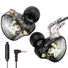 QKZ AK6 Pro Cablato IEM per Auricolari da Gioco con MIC, in Cuffie Ear Monitor, De Cuffie Unisex price