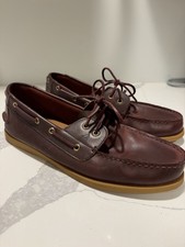 Scarpe da barca Sail 4 da uomo taglia 13 M pelle marrone bordeaux 2 occhielli scarpe casual⁠ Scarpe Boat Ragazzo price