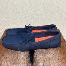 SWIMS $178 mocassini uomo 15 intrecciati pizzo rete slip on acqua barca spiaggia sole Scarpe Boat Ragazzo price