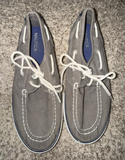 Scarpe da barca stringate in tela grigia Nautica Spinnaker ragazzo US 4 EU 36 Scarpe Boat Ragazzo price