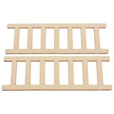 Statuina giocattolo passo miniatura scala decorativa 2 pezzi per casa delle bambole Ladders price