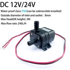 Pompa acqua sommersa 4,8 W DC 12V 24 V 240 L/H pompa silenziosa per acquario CONSEGNA GRATUITA Submersible Pump price