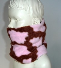 Sciarpa scaldacollo in pile ROSA MARRONE bambino bambino bambino bambino neonato Neck Warmer Bambini price