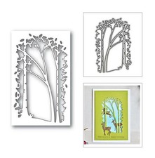 Cornice collage alberello giungla metallo taglio fai da te scrapbooking decorazione creazione carte Sapling price