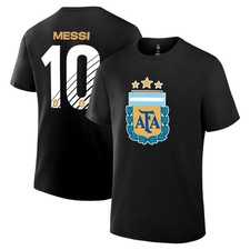 Argentina World Cup Youth Messi #10 T-Shirt 100% Cotton Officially Licensed Cotton price