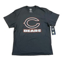 T-shirt Chicago Bears 47 marca grigio antracite cotone uomo XL nuova Cotton price