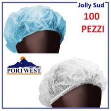 Cuffie Monouso PLP Bianca Celeste Usa e Getta Cappello per Uomo Donna da Lavoro Cuffie Donna price