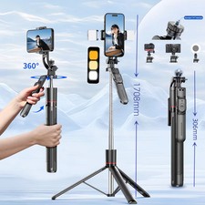 Selfie Stick Treppiede 1708mm Monopiede Bluetooth Telecomando Rotazione 360° Cellulari Selfie Stick price