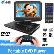 ieGeek 11,5" Lettore DVD Portatile HD Schermo Girevole 5 Ore Batteria Region Free UK Portable DVD Players price