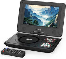 Lettore DVD Portatile 11.5" con Batteria Ricaricabile 9.5", 5 Ore,Doppi Altoparlanti, Portable DVD Players price