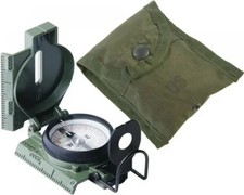 Bussola cammenga modello 3h trizio lente oliva drab edizione militare USA marsupio Compass price