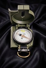 Bussola da avvistamento lentitica militare - strumento di navigazione fosforescente Olive Drab e Compass price