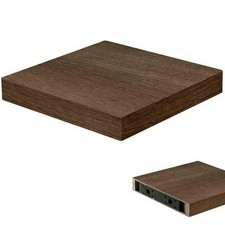 Mensola Parete Quadrata Scaffale 25x25x4cm Libreria Legno MDF Noce Moderna Mensola da parete price