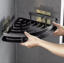 Mensola Angolare In Alluminio Da Bagno Scaffale Portasapone Montaggio Semplice Mensola da parete price