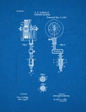 Macchina per tatuaggi stampa brevetto blueprint Blueprint Machine price