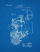 Macchina per sigari stampa brevetto blueprint Blueprint Machine price