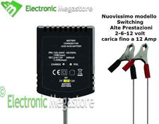 CARICABATTERIE CARICATORE BATTERIE AL PIOMBO FIAMM 2/6/12 VOLT DC DA 2,2 A 10 AH Batteria Caricabatterie price