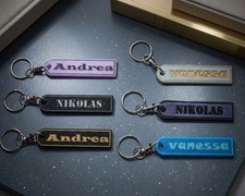 Portachiavi Personalizzato con Nome - Stampa 3D - Colore a Scelta - 80x20mm Portachiavi price