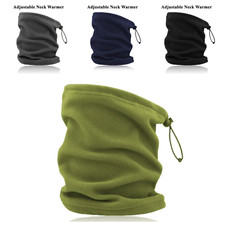 Scaldacollo Pile Nero Ciclismo Inverno Adulti Maschera Snood Sciarpa Tubo Viso Unisex Neck Warmer Uomo price