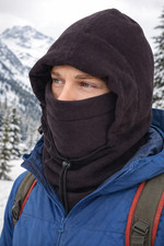 Scaldacollo Snood in Pile Nero Balaclava Neck Warmer Uomo price