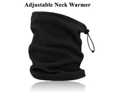 Scaldacollo Pile Nero Ciclismo Inverno Adulti Maschera Snood Sciarpa Tubo Viso Unisex Neck Warmer Uomo price