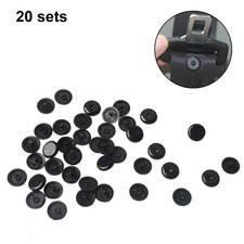 20pairs 1.5x1.5x0.2cm Pulsante Clip Sedile Cintura Cinghia Stop Per Stopper Alta Sedile Cintura Stopper price