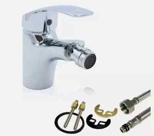 RUBINETTO Miscelatore BAGNO bidet Cromato UNIVERSALE con Flessibili di montaggio Rubinetto price