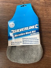 Silverline Microfibra Lavaggio Mitt 270 x 170 mm Strumento Cura Auto Auto Auto Wash Prodotti price