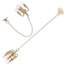 2 Pezzi Mini Lampadario Plafoniera Casa delle Bambole Illuminazione Miniatura Chandelier price
