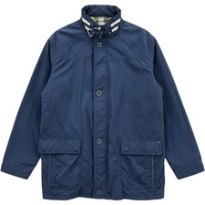 Giacca da campo Bugatti leggera blu navy fluo fodera lime impermeabile capospalla Raincoat Ragazzo price