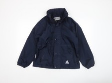 Result Giacca Antipioggia Blu Impermeabile con Cappuccio Ragazzo 11-12 Anni XL Raincoat Ragazzo price